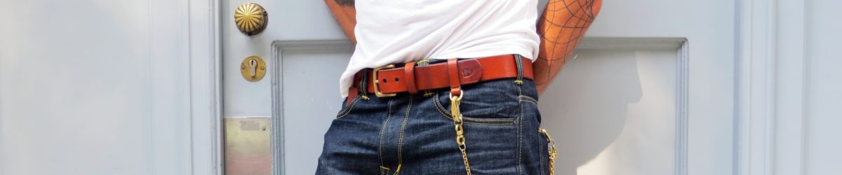 made to stay double croupon leather belt